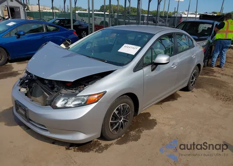 2012 Honda Civic Lx z USA, uszkodzony, nr VIN 19XFB2F5XCE356258